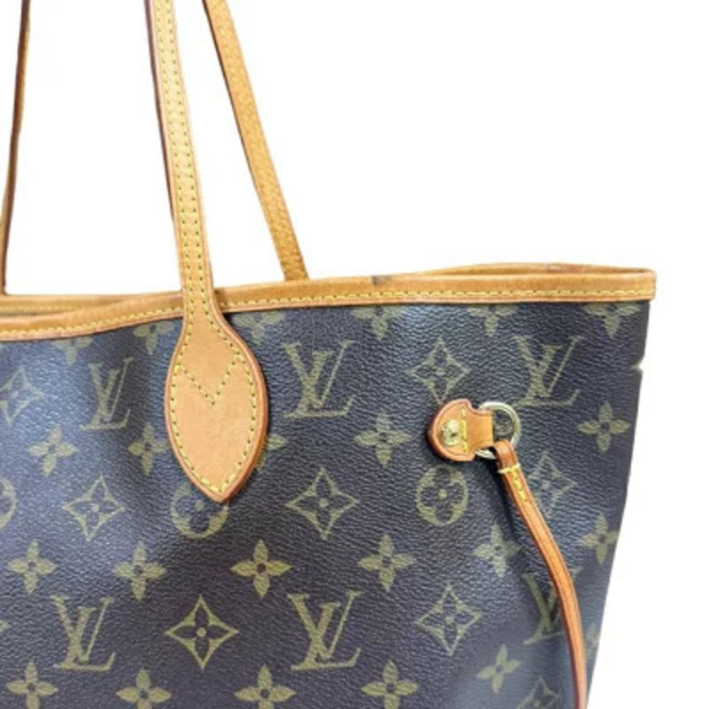 Louis Vuitton Monogram Tote Neverfull Canvas Brown Bag - Picture 8 of 8